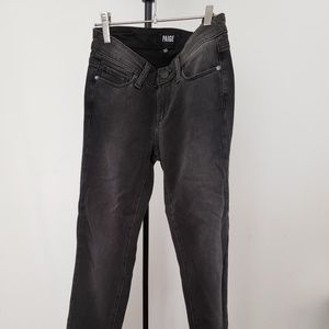Paige Skyline Ankle Peg Grey Skinny Sz 23 NWT